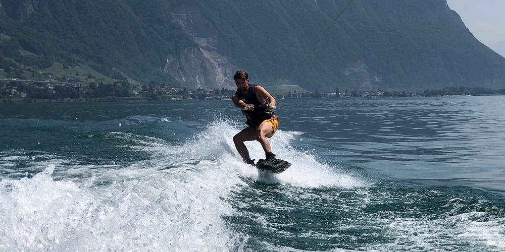 Summer fun on the lakes in Switzerland